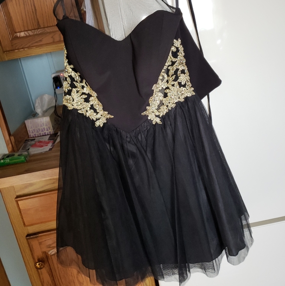 homecoming dress short highschool dance dress - Picture 2 of 2